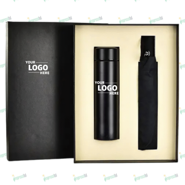Promotional Vaccum Bottle & Umbrella Gift set
