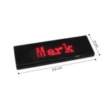 Rechargeable LED Name Badge – Programmable Display Badge for Events & Branding | Impressiful - Image 3