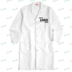 Red Kap Full Button Lab Coat - Embroidered