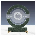 Round Crystal and Marble Award - Image 3