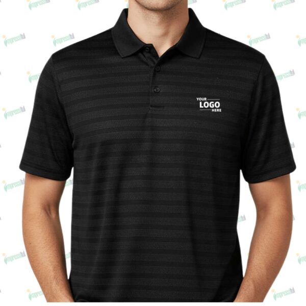 Russell Athletic Sideline Jacquard Stripe Performance Polo