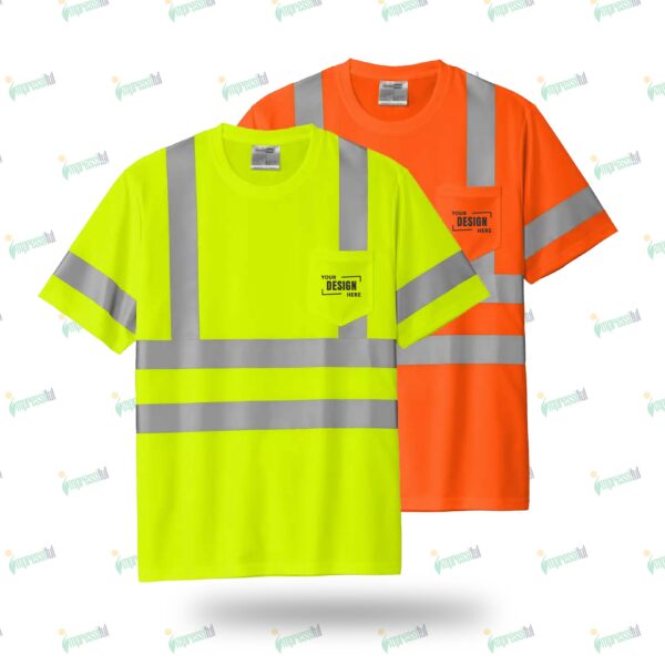 Safety T-Shirt | High-Visibility Workwear by Impressiful
