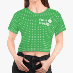 Short Sleeve Crop Top Activewear | Women’s Stylish Performance Wear by Impressiful - Image 2
