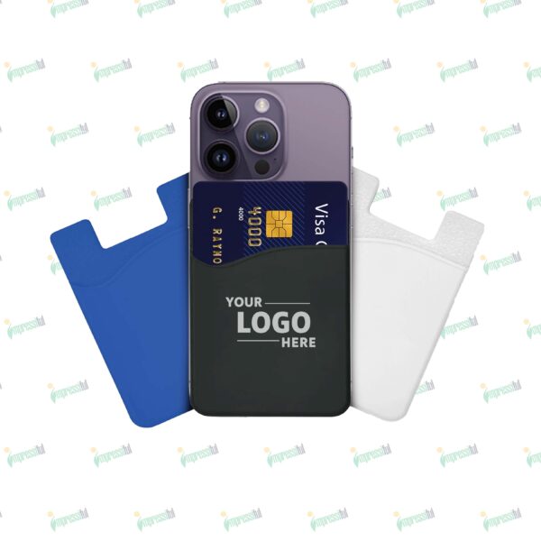 Silicone Phone Card Holder | Slim Adhesive Wallet by Impressiful