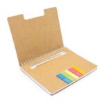 Spiral Notebook with Sticky Notes & Pen | All-in-One Stationery Set by Impressiful - Image 4