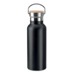 Stainless Steel Flask with Bamboo Lid – Eco-Friendly Insulated Bottle | Impressiful - Image 2
