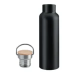 Stainless Steel Flask with Bamboo Lid – Eco-Friendly Insulated Bottle | Impressiful - Image 5