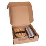Stainless Steel Lunch Box & Bottle Set – Premium Lunch Kit by Impressiful - Image 2