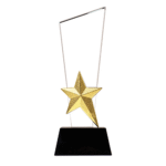 Crystal Trophy with Metal Star – Premium Achievement Award | Impressiful - Image 2
