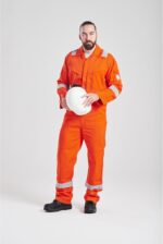 Flame Resistant Safety Coverall – Industrial Protective Workwear by Impressiful - Image 3
