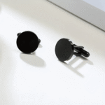Round Cufflinks – Classic Polished Men’s Accessories by Impressiful - Image 2