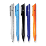 Twisted Plastic Pen – Stylish Custom Branded Writing Pen by Impressiful - Image 3