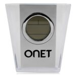 V Pen Holder With Calendar Clock - Image 2