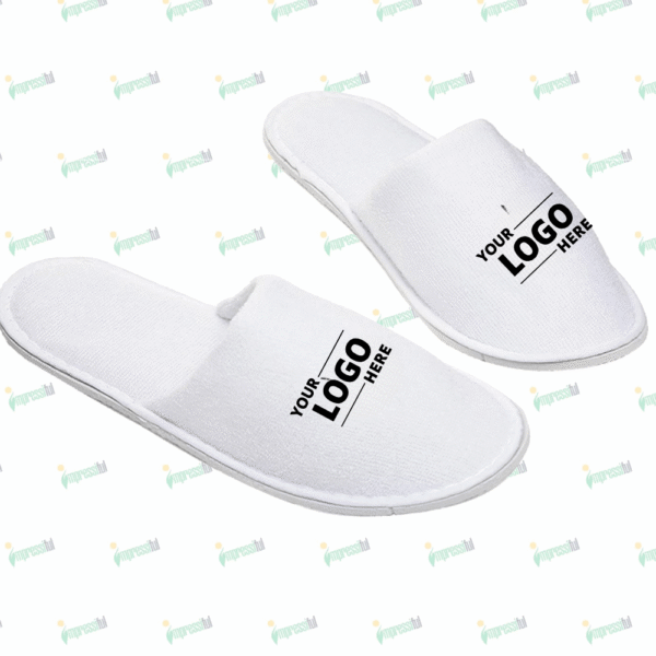 Promotional Bathroom Slippers – Custom Comfort Guest Slippers by Impressiful