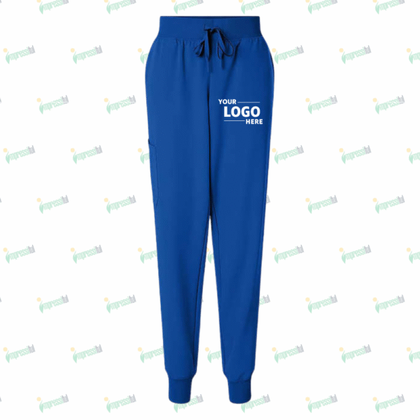 Jaanuu Women's Silex Knit-Waist Jogger Scrub Pant - Printed