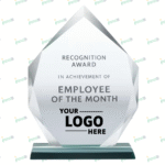 Iceberg-Shaped Crystal Award – Premium Corporate Recognition Trophy by Impressiful