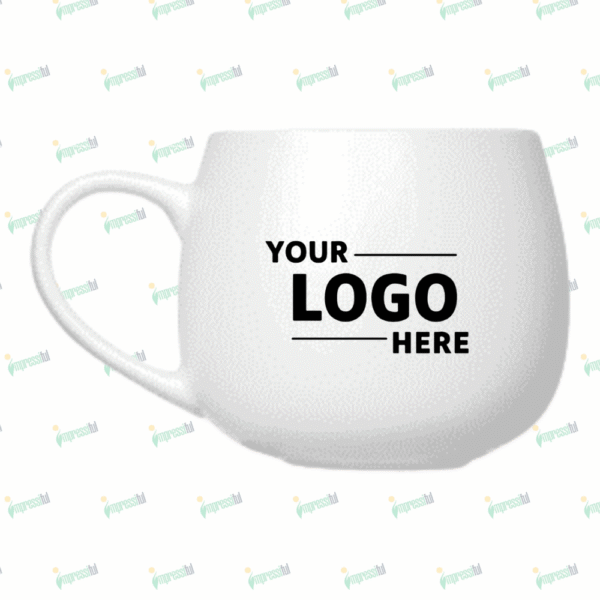 Globe Mug – Elegant Ceramic Coffee Mug with World Map Design | Impressiful