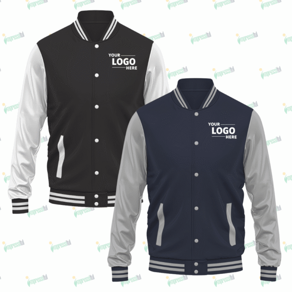 Leather Letterman Varsity Jacket – Premium Custom Varsity Outerwear | Impressiful