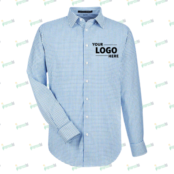 Devon & Jones CrownLux Micro Windowpane Performance Dress Shirt