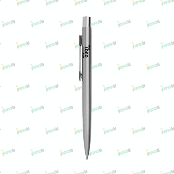Recycled Stainless Steel Pen – Eco-Friendly Premium Metal Writing Pen by Impressiful