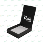 Black Magnetic Flap Gift Box – Premium Rigid Packaging for Corporate Gifts | Impressiful