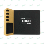 Custom Printed Mousepad with Mobile & Pen Holder – Multi-Functional Desk Accessory by Impressiful