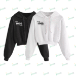 Crop Top Hoodie – Stylish Modern Cropped Sweatshirt by Impressiful