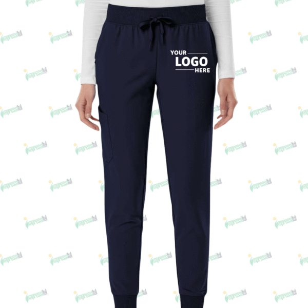 Jaanuu Osmo Eight-Pocket Jogger Scrub Pant - Embroidered