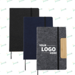 Gazette Felt & Bamboo A5 Notebook – Eco-Friendly Premium Writing Notebook | Impressiful