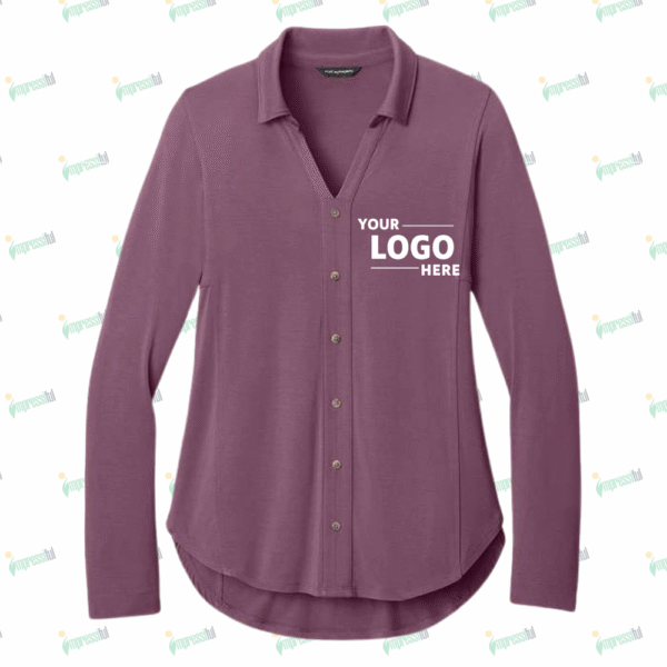 Port Authority Women's Luxe Knit Button Tunic