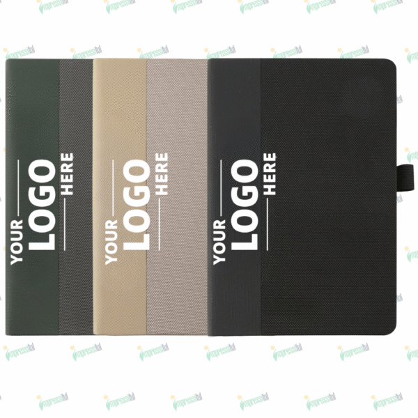 Moderna A5 Fabric Notebook – Elegant Customizable Notebook for Professionals