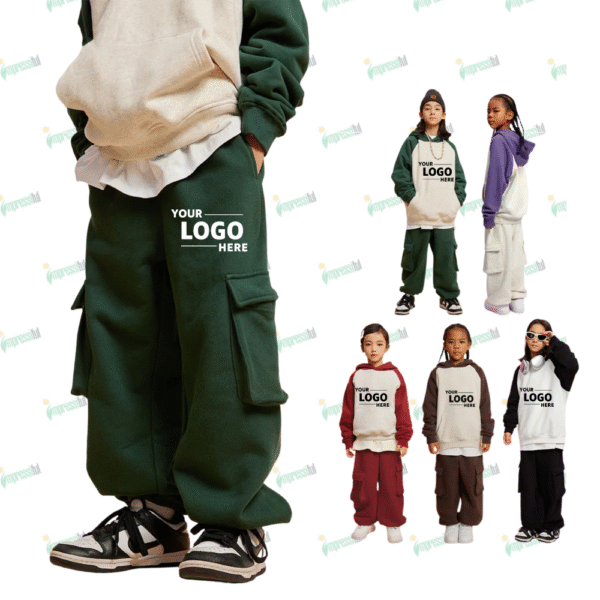 Children's Thickened Velvet Pants