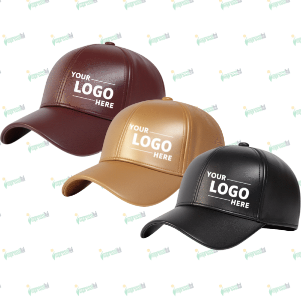 Leather Baseball Cap – Premium Customizable Cap for Timeless Everyday Style