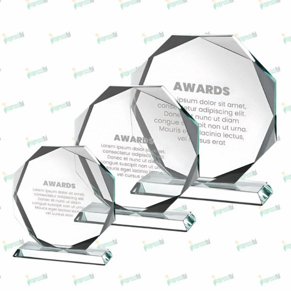 Diamond Crystal Award – Elegant Recognition Trophy by Impressiful