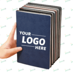 Soft Leather A5 Notebook – Elegant Customizable Journal by Impressiful