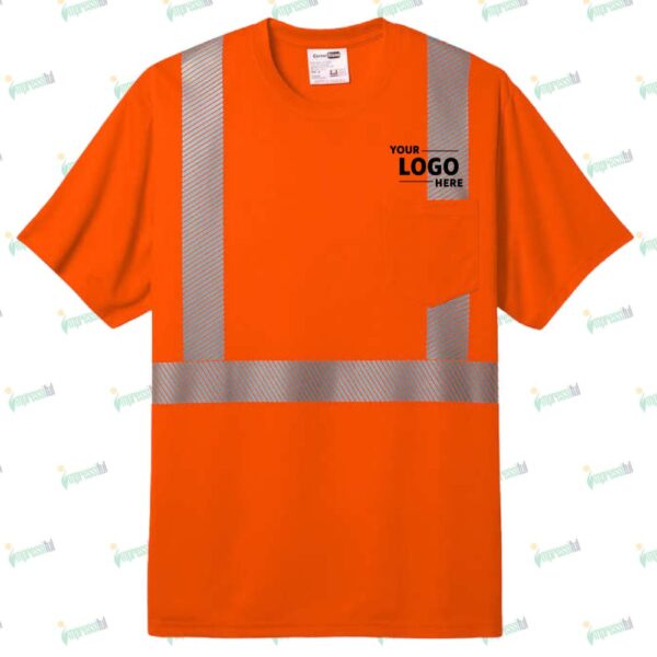 CornerStone Class 2 Segmented Tape Safety Pocket T-shirt