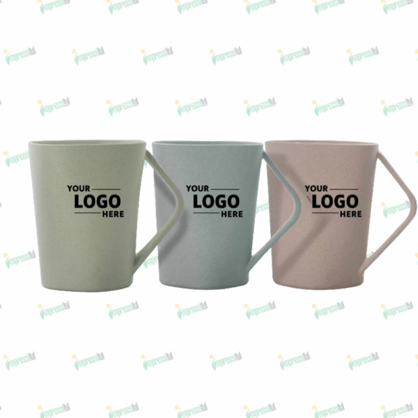 Bio-degradable Wheat Straw Mug – Eco-Friendly Reusable Drinkware | Impressiful