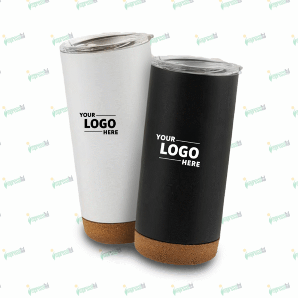 Cork Coffee Tumbler – Eco-Friendly Insulated Travel Cup | Impressiful