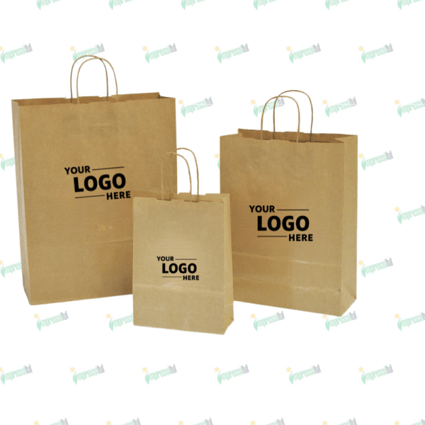Personalsied Printed Kraft Paper Bag
