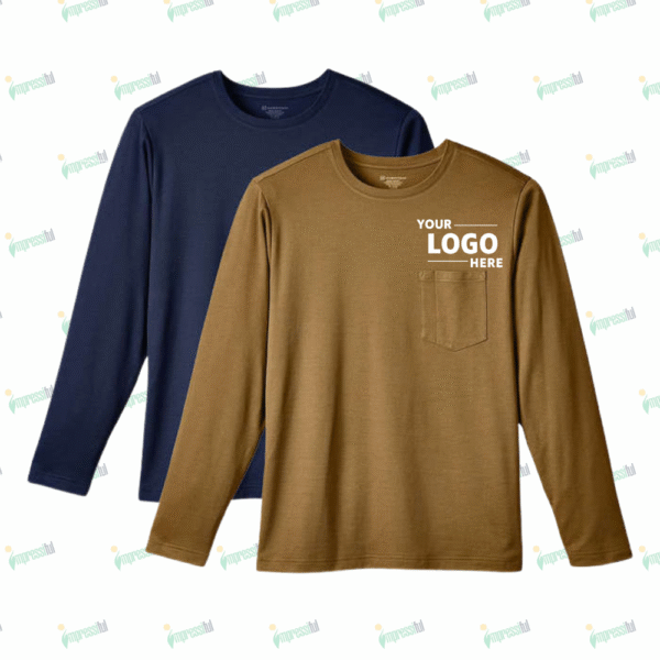 Harriton Charge Snag and Soil Protect Long Sleeve Performance Shirt