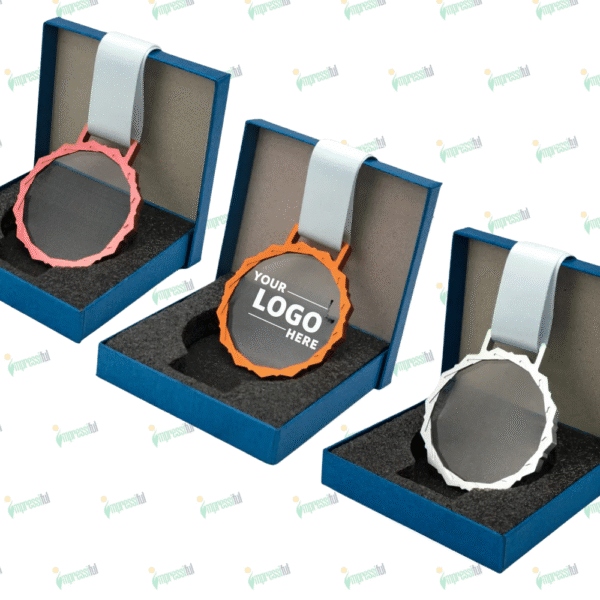 Glass & Metal Medal – Premium Custom Award Medal for Events & Recognition