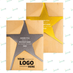 Rising Star Wooden Trophy – Elegant Recognition Award | Impressiful