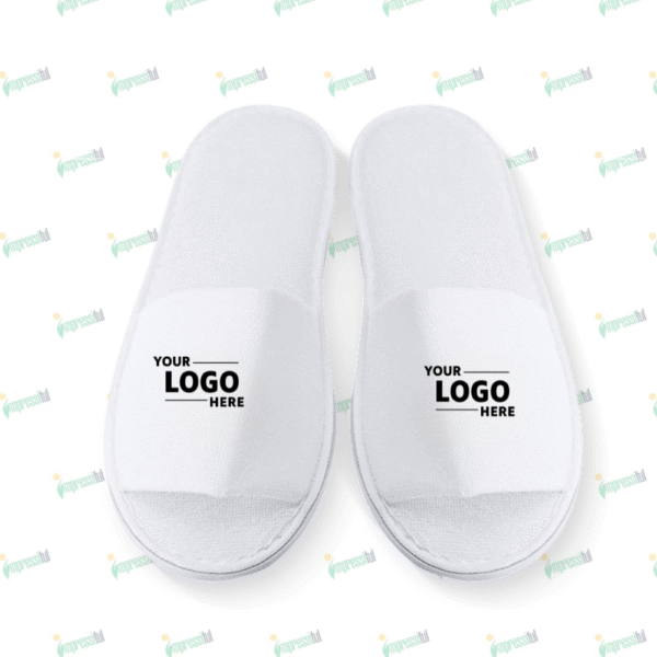 Open Toe Bathroom Slippers – Soft Non-Slip Indoor Spa Slippers by Impressiful