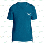 Barco One Velocity Two-Pocket Recycled V-Neck Scrub Top - Printed