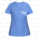 Barco One Women's Pulse Recycled V-Neck Scrub Top - Printed