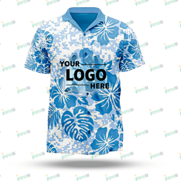 Hawaiian All-Over-Print Shirt – Custom Tropical Print Apparel by Impressiful