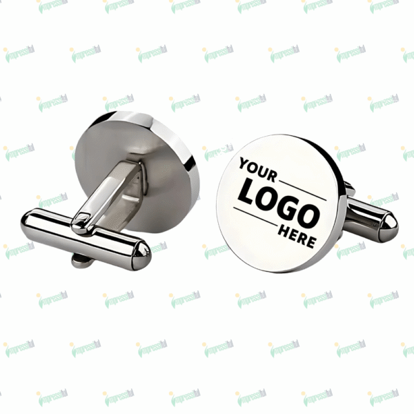 Round Cufflinks – Classic Polished Men’s Accessories by Impressiful