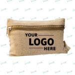 Recycled Cotton Organizer Pouch – Sustainable Travel & Office Pouch | Impressiful