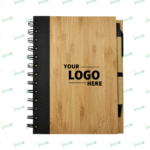 Bamboo Notebook with Pen – Eco-Friendly, Stylish & Customizable Set
