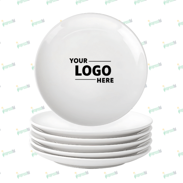 Set of 6 Ceramic Plates – Durable Everyday Dining Plate Set by Impressiful